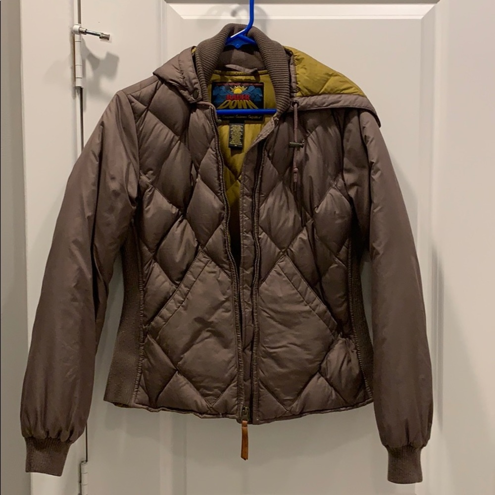 Eddie Bauer Goose Down Hooded Jacket